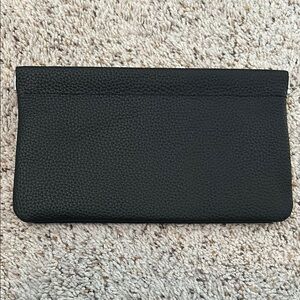 Black Pebbled Leather Handmade Case for Multiple Uses